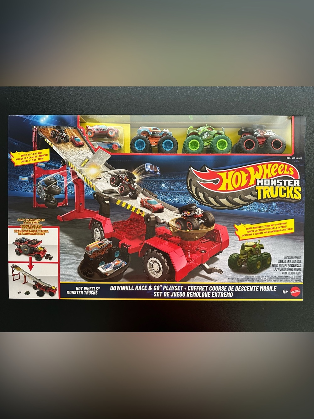 Hot Wheels Downhill Race & Go Playset
